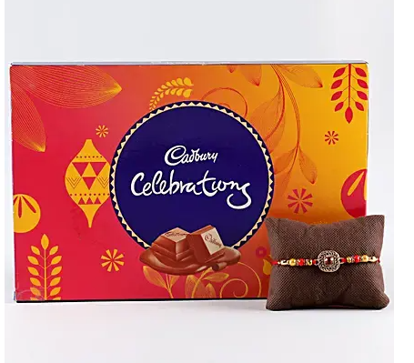 rakhi with celebrations box