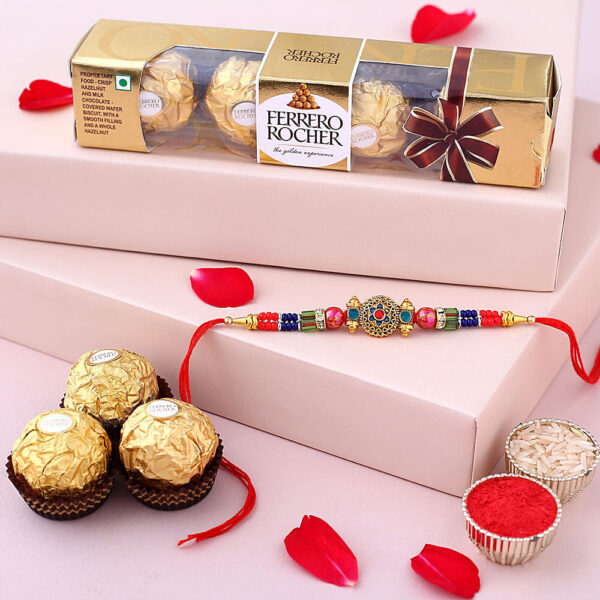 rakhi with ferrero rocher